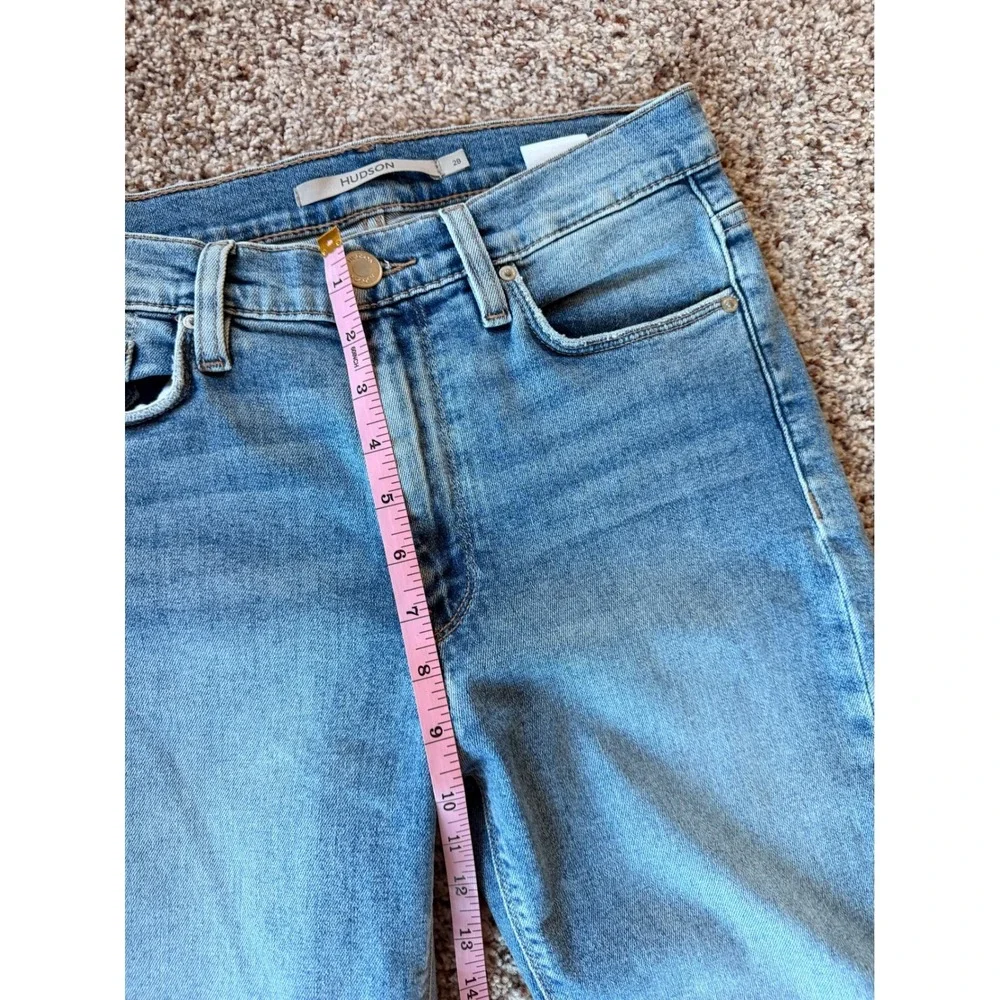 Hudson Jeans Womens Size 28 Light Wash Frayed Hem High Rise Denim - Picture 7 of 7